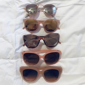 Pink sunglasses lot